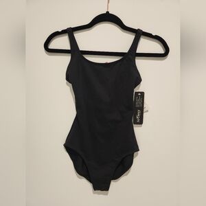 So Danca Child’s Black Leotard with Criss Cross Back NWT